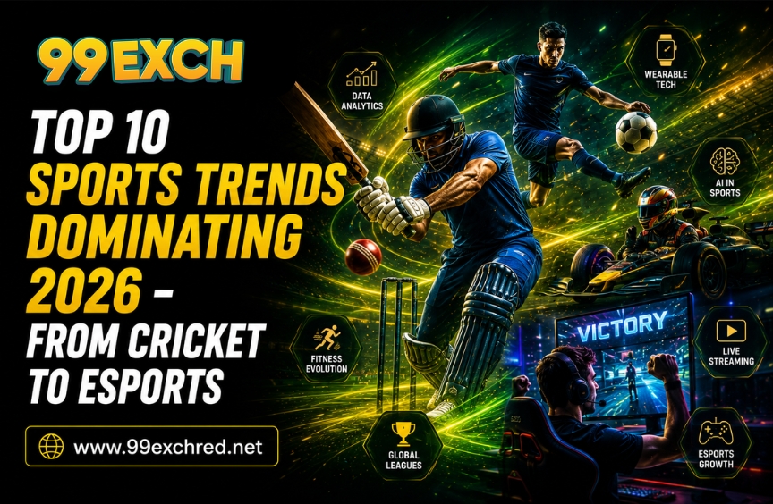 Top 10 Sports Trends Dominating 2026 – From Cricket to Esports | 99Exch